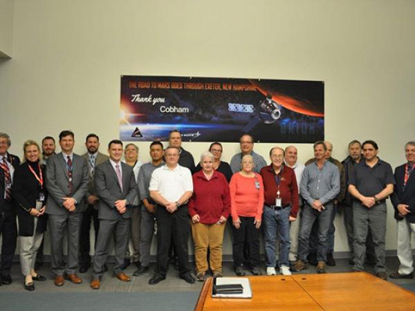 Cobham recognition for Lockheed Orion Spacecraft